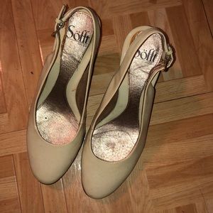 cream/off white heels